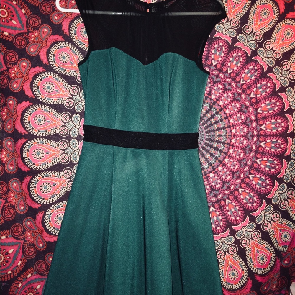 Green dress